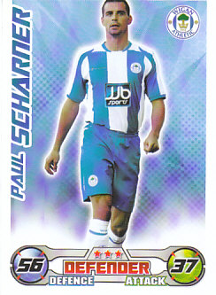 Paul Scharner Wigan Athletic 2008/09 Topps Match Attax #345